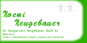 noemi neugebauer business card